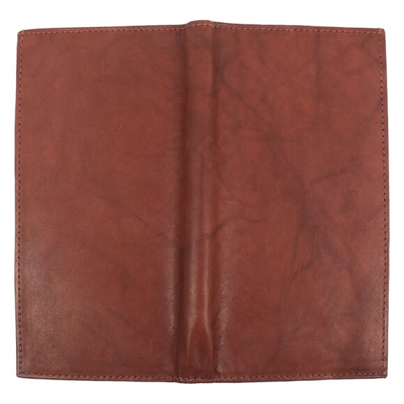 Genuine Leather Bifold Checkbook Cover - Picture 6 of 8